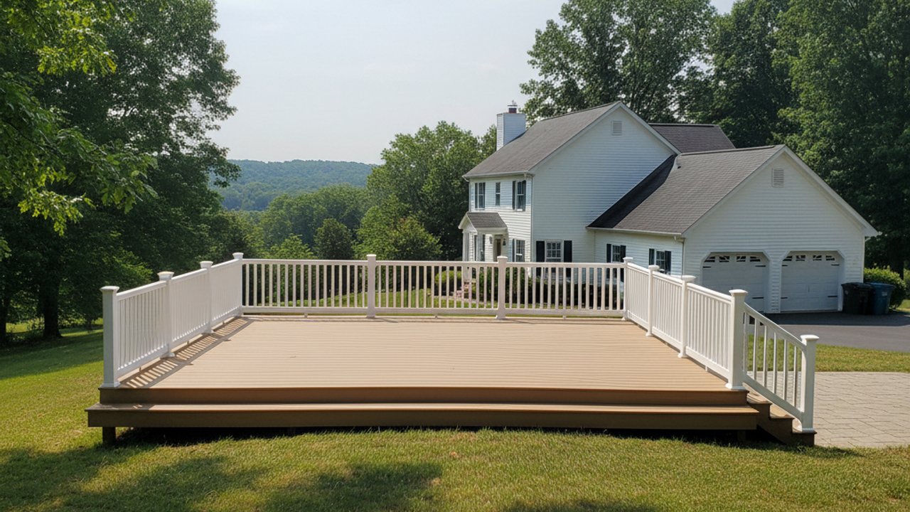Deck Demolition & Rebuild completed by Bartlett Deck Co in Lakeland, TN